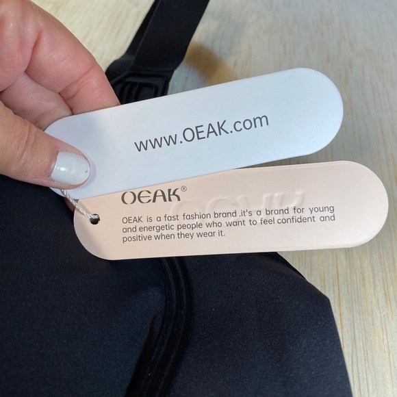 NEW! OEAK Size L Full Coverage Push Up No Underwire Bra Black - Picture 4 of 9